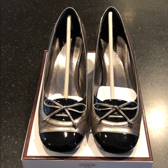 Authentic coach chunky heels - Picture 3 of 5